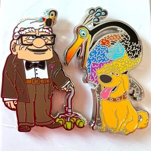 Up Carl, Dug, and Kevin Disney Pixar 2 Pin Set Unisex